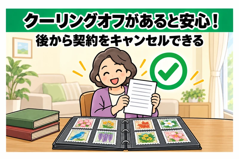 クーリングオフがあれば後から契約をキャンセルできて安心